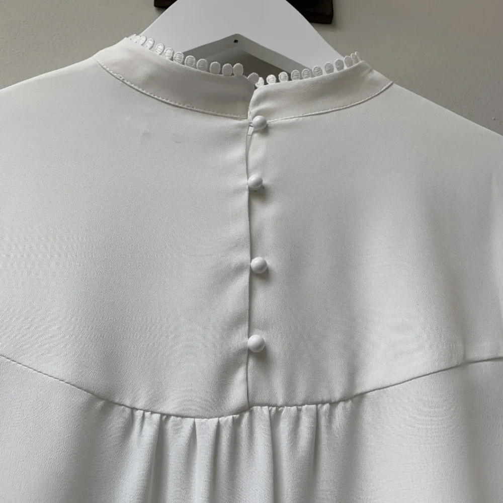 House of bruar shirt blouse size uk 14 ivory classic - Picture 14 of 15